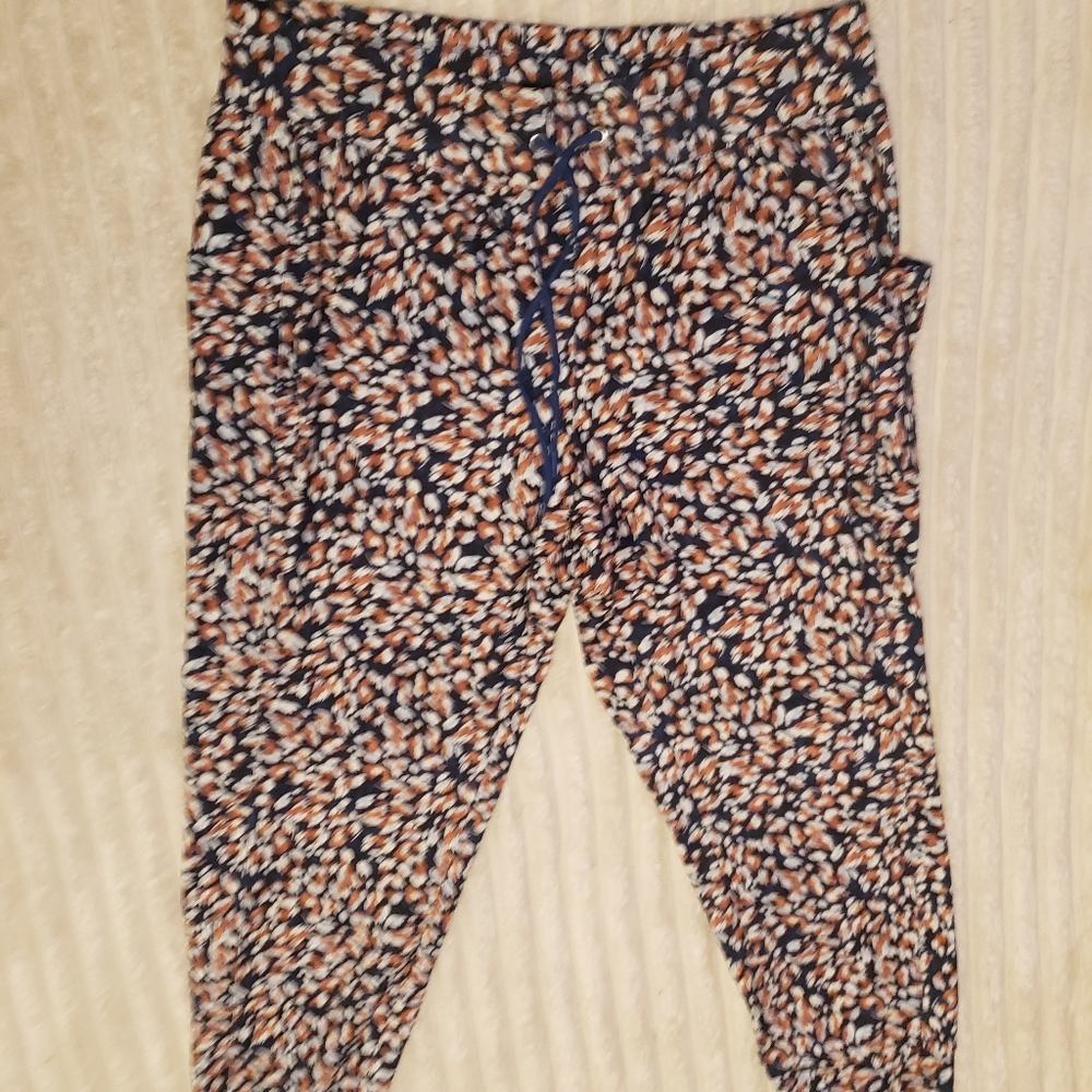 Zuda Womens Z-Move Momentum Joggers Colorful Feather Pattern Large - Picture 2 of 11